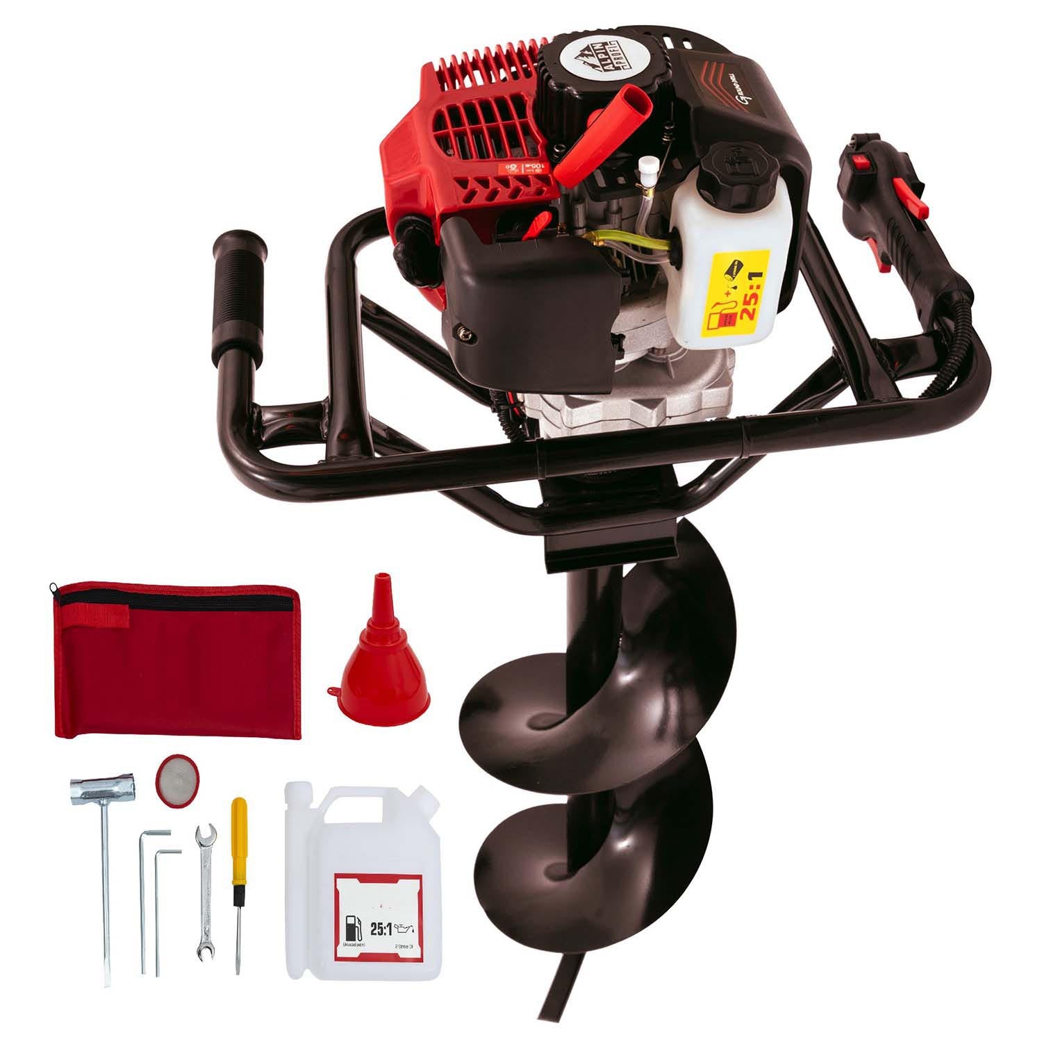 Motoburghiu pamant Alpin Profi, 4.6 CP, 100-300mm, nu include burghiu
