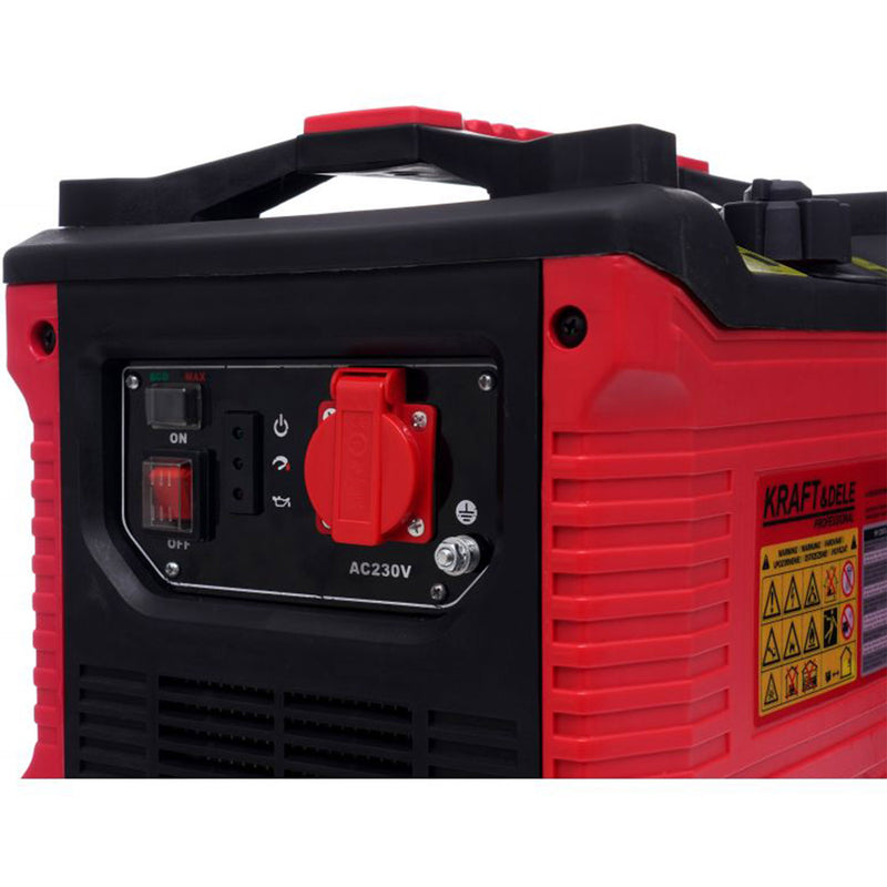 Generator curent silentios Kraft&Dele KD192, 230V, 1.5CP, stabilizator tensiune (AVR)