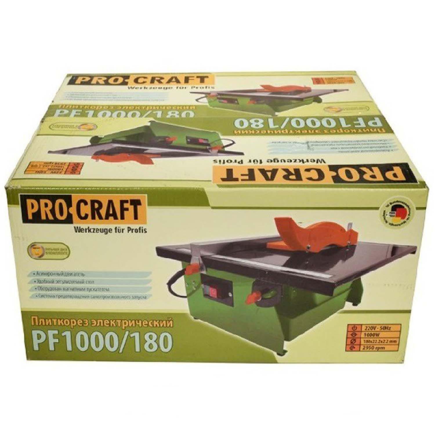 Masina de taiat gresie electrica Procraft PF1000/180, 1000W