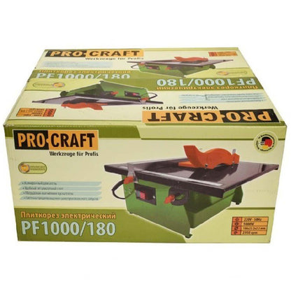 Masina de taiat gresie electrica Procraft PF1000/180, 1000W
