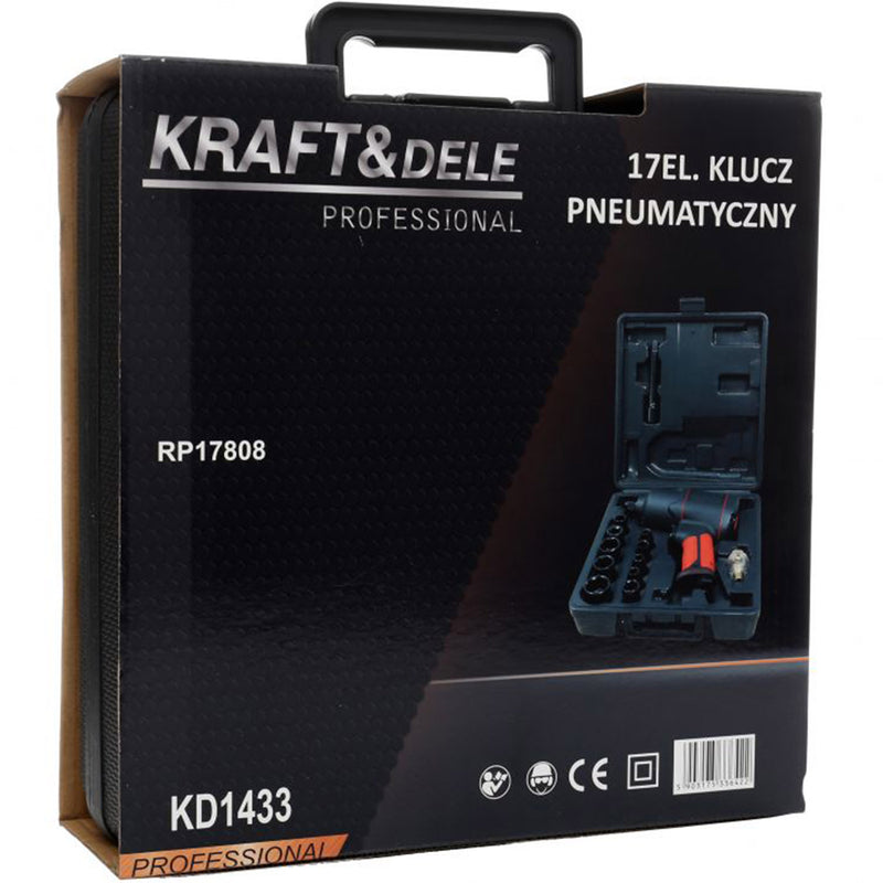 Cheie pneumatica Kraft&Dele KD1433, 1200Nm, 7500RPM, 184 l/min
