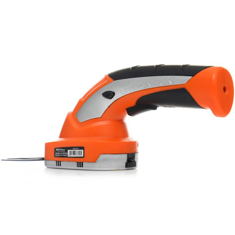Mini foarfeca de tuns gard viu pe acumulator Kraft&Dele KD5130, 3.6V, 120mm + incarcator