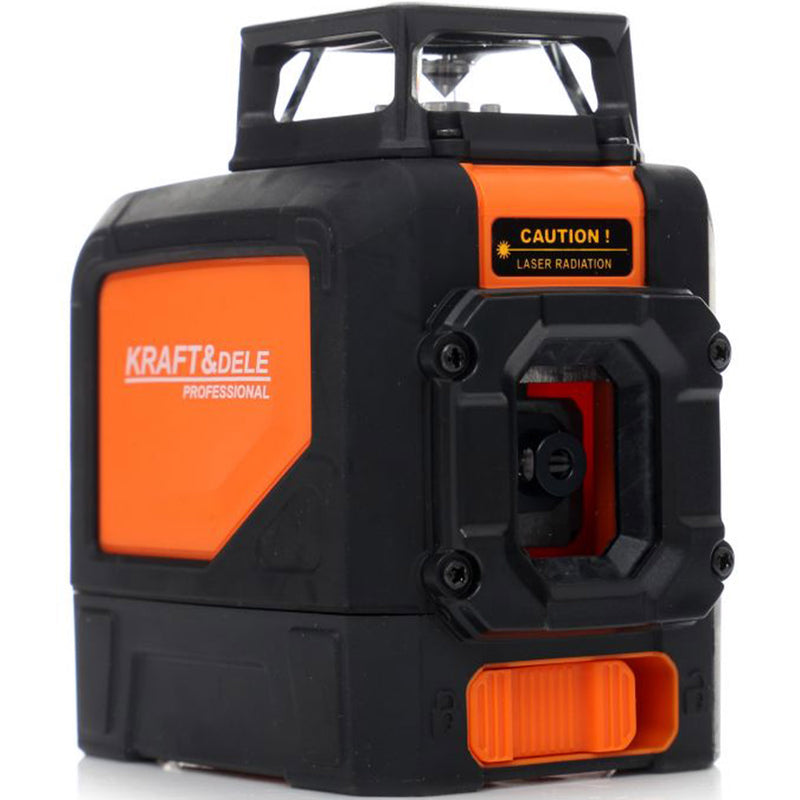 Nivela Laser Kraft&Dele KD10308, fascicul verde, 30m