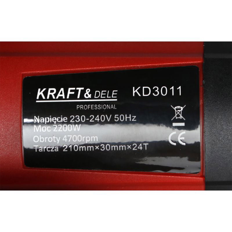 Fierastrau circular Kraft&Dele KD3011, 2200W, 4700RPM