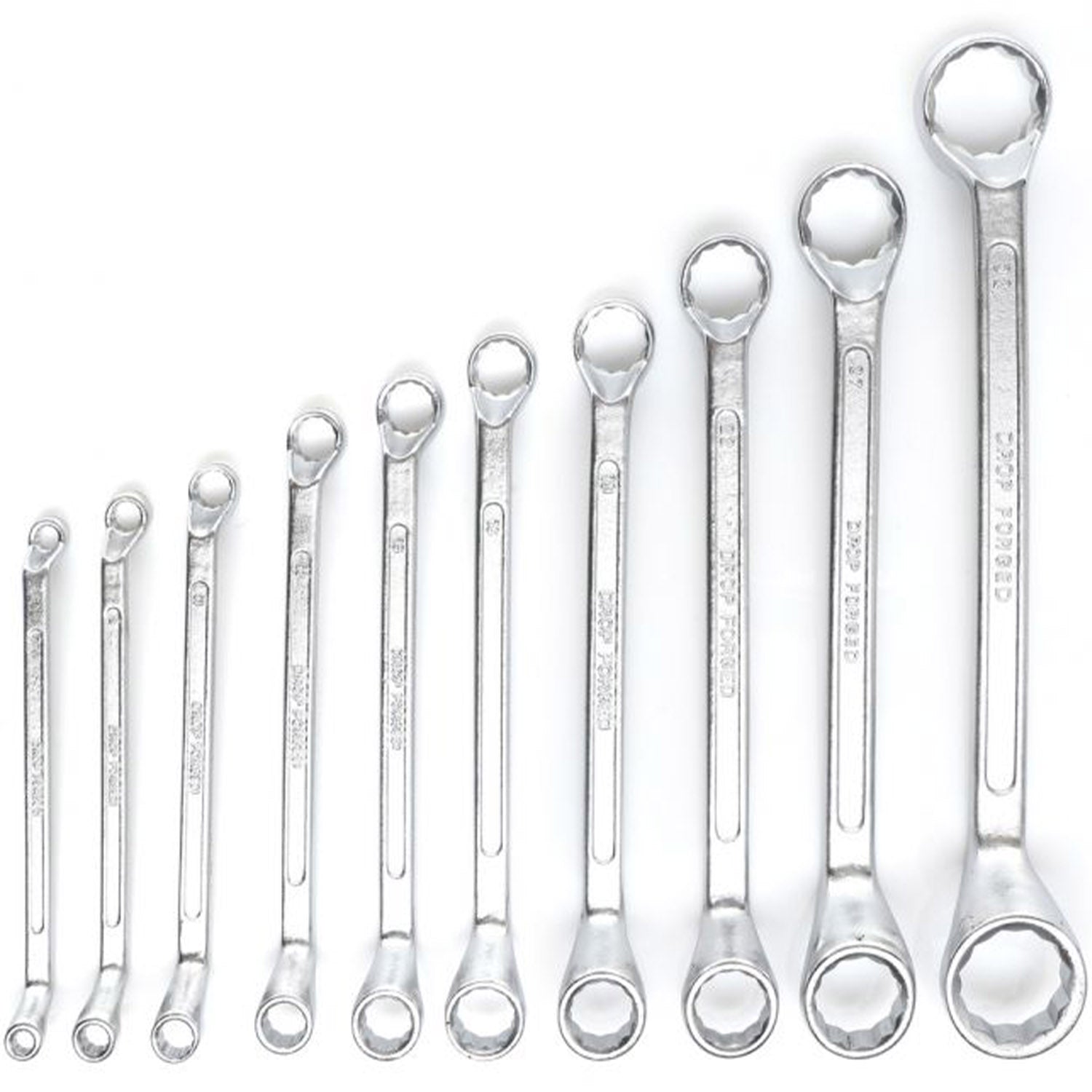 Set chei inelare cu cot, 10 piese, Kraft&Dele KD10929, 6-32MM