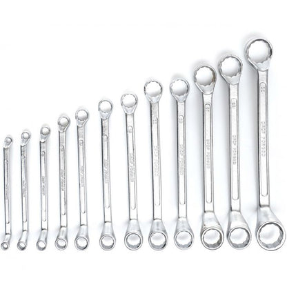 Set chei inelare cu cot, 12 piese, Kraft&Dele KD10927, 6-32MM