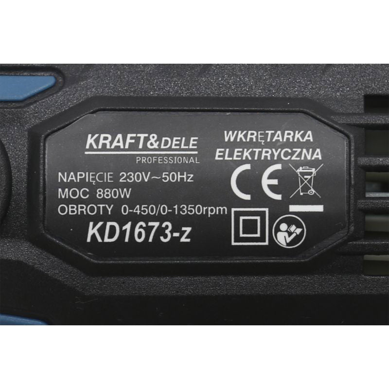 Surubelnita de impact electrica Kraft&Dele KD1673-Z, 880W, 1350RPM