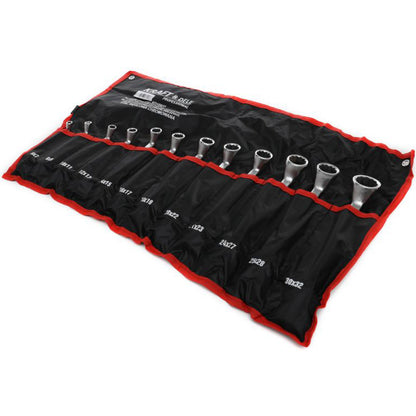 Set chei inelare cu cot, 12 piese, Kraft&Dele KD10927, 6-32MM