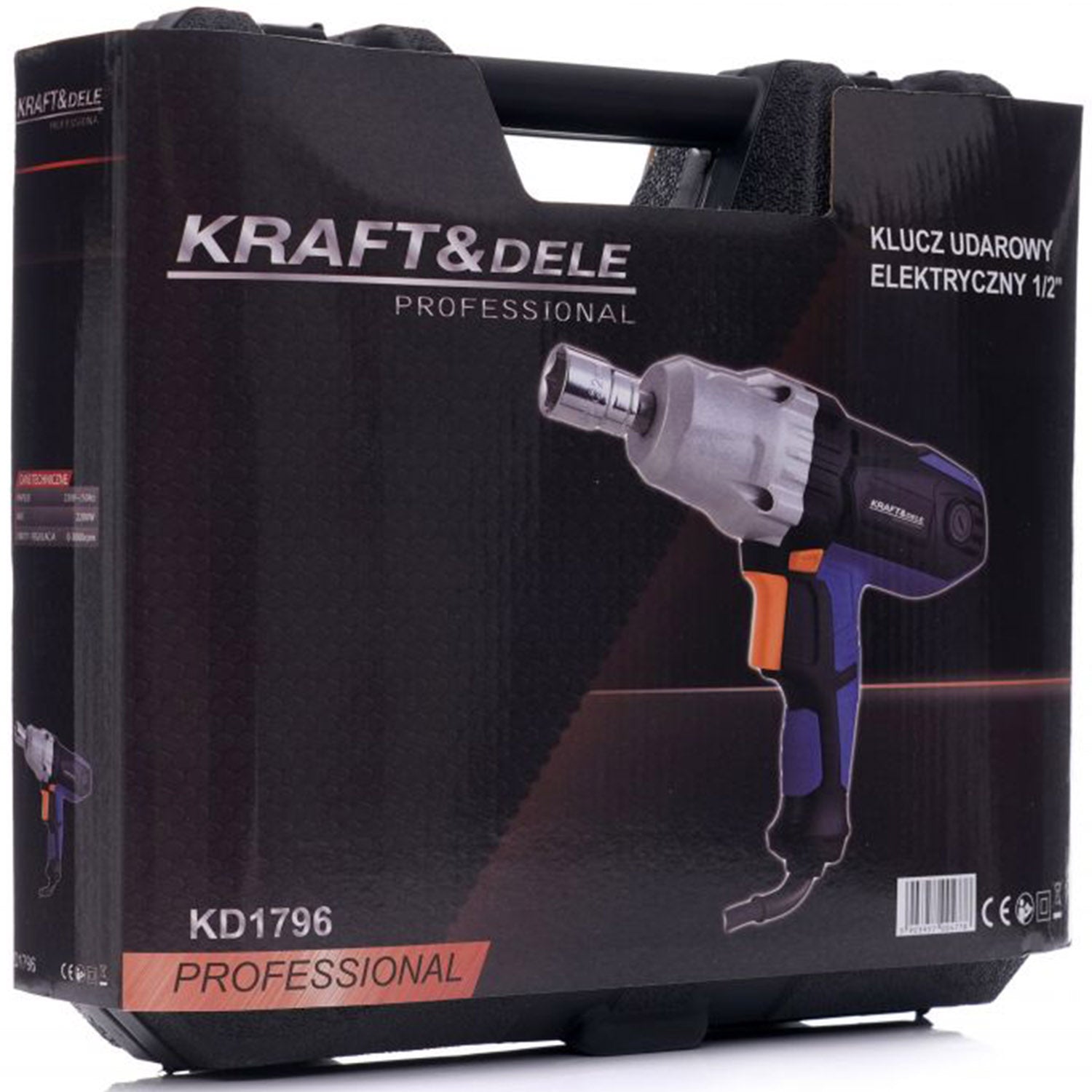 Surubelnita electrica cu impact Kraft&Dele KD1796, 2200W, 3000 RPM