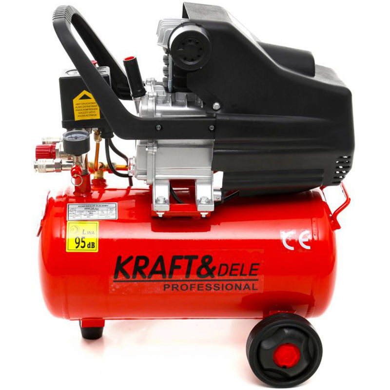 Compresor aer Kraft&Dele KD400, 24L, 3.8CP, 8Bar, 205/min, profesional