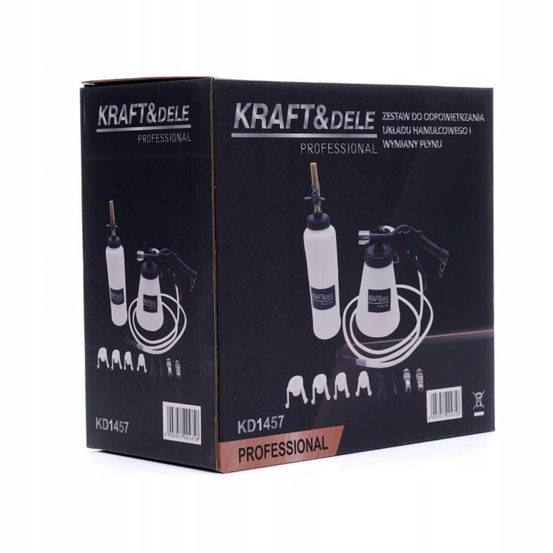 Kit pentru inlocuirea scurgerea/inlocuirea lichidului de frana Kraft&Dele KD1457, 0.75l