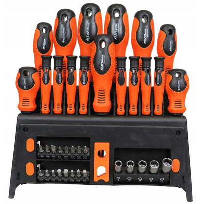Set surubelnite si biti Kraft&Dele KD10900, 39buc, include dispozitiv magnetizare