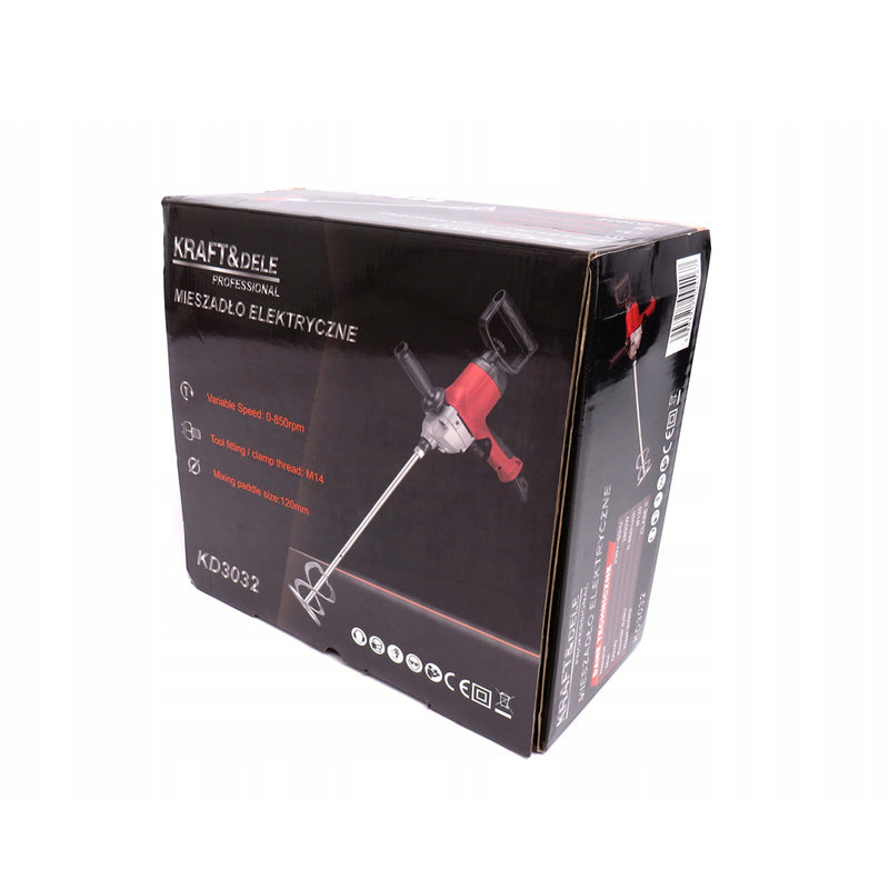 Amestecator mortar Kraft&Dele KD3032, 2800W, 850RPM, 1 Paleta Inclusa