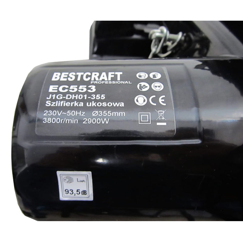 Fierastrau circular Bestcraft EC553, 2900W, 3800RPM, 355mm