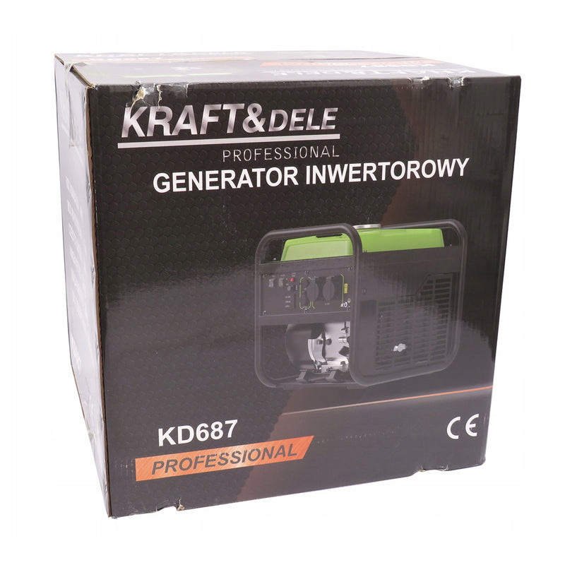 Generator curent Kraft&Dele KD687, 230V, 4 timpi, stabilizator tensiune (AVR)