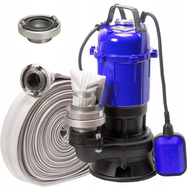 Set Pompa apa murdara Einbach DE-5510 cu flotor, 550W, 300 l/min + Furtun 20m cu cuple