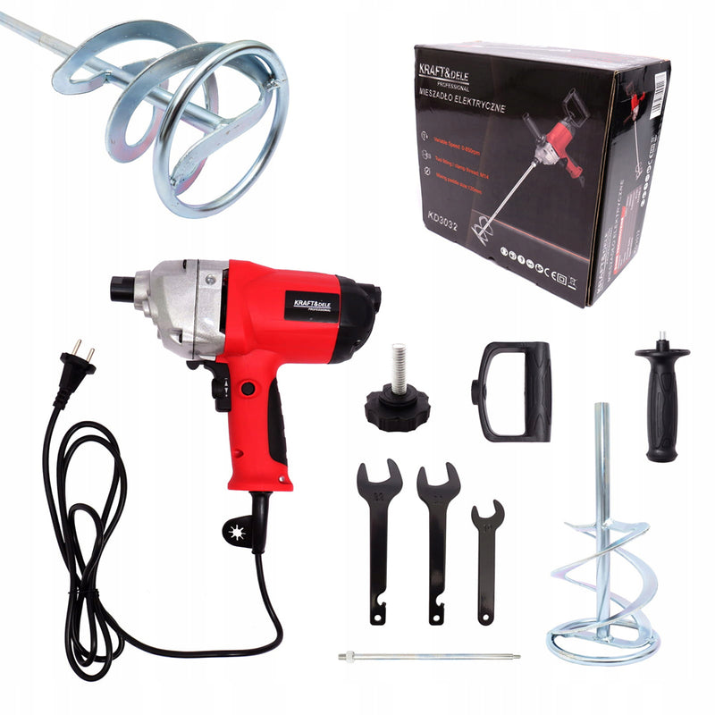 Amestecator mortar Kraft&Dele KD3032, 2800W, 850RPM, 1 Paleta Inclusa