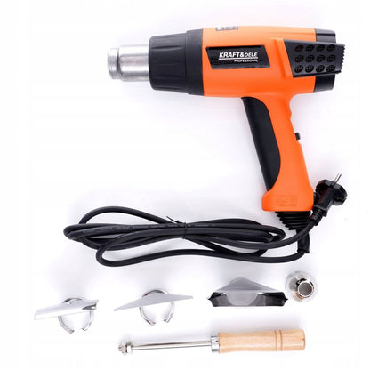 Suflanta aer cald Kraft&Dele KD3027, 2000W, 2 trepte, 580ᵒC
