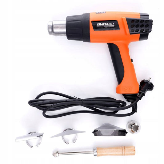 Suflanta aer cald Kraft&Dele KD3027, 2000W, 2 trepte, 580ᵒC