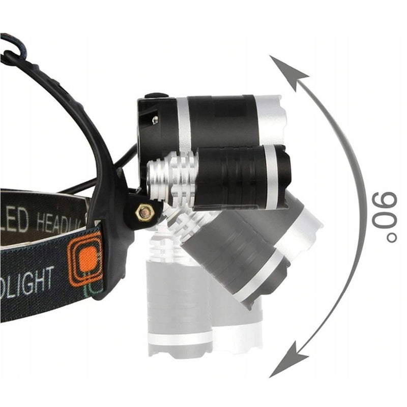 Lanterna LED pentru cap Kraft&Dele KD1245, raza de actiune 500m
