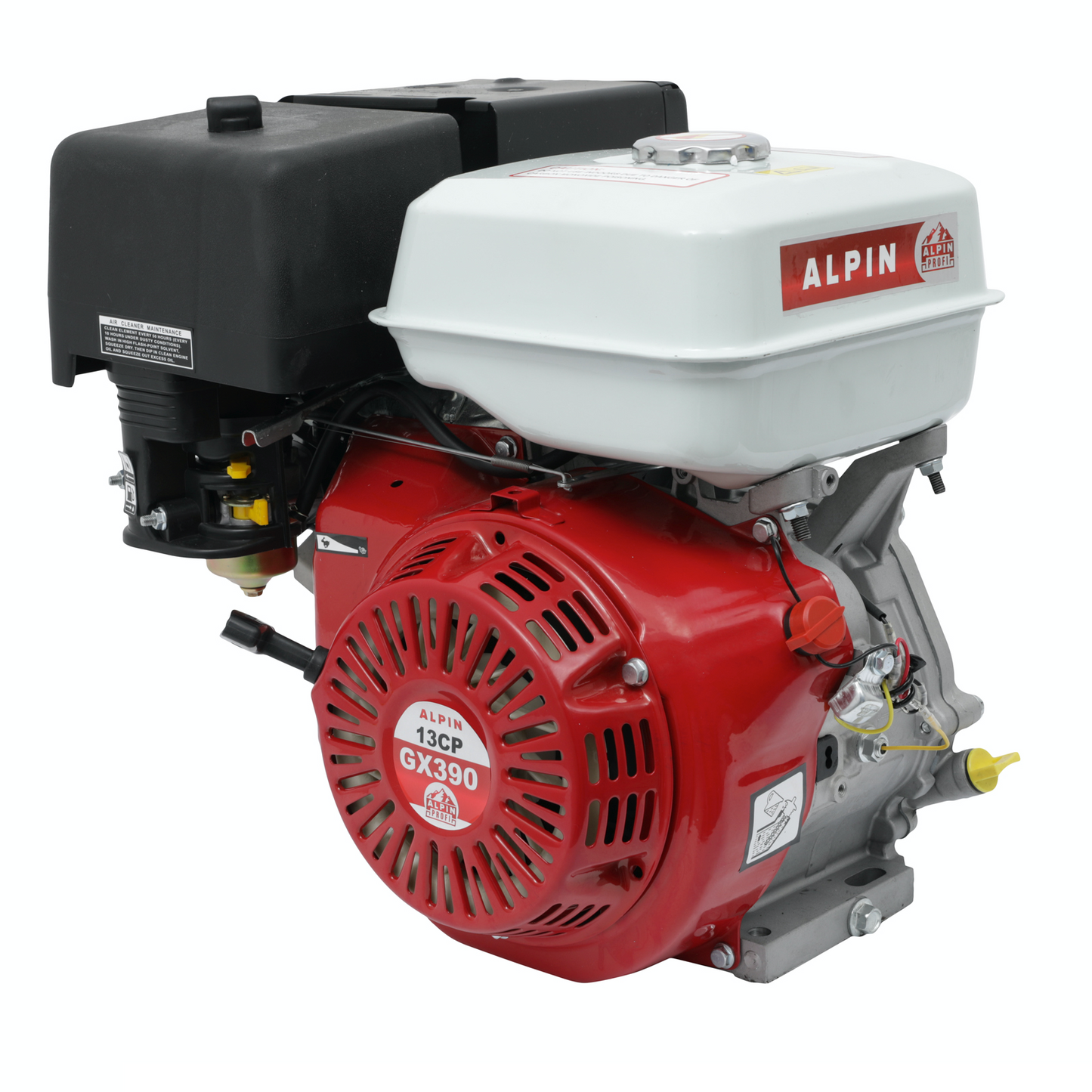 Motor motocultor / uz general Alpin Profi GX390 (188F), 13CP, 4 timpi, ax cilindric 25mm, 389CC, pe benzina, uz General