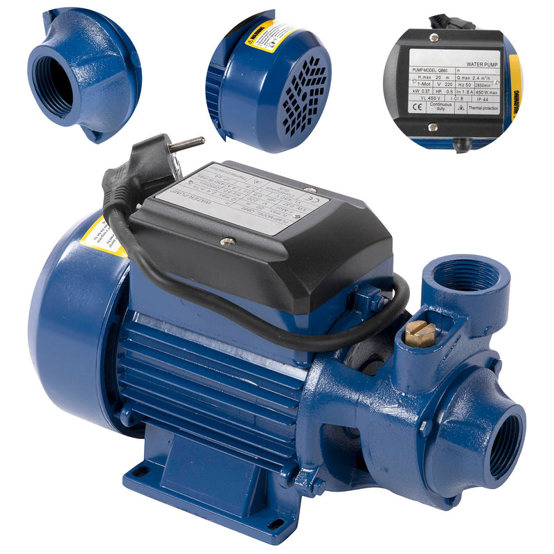 Pompa de suprafata Alpin Profi QB60, 370W, 40L/min, Ref.20m.corp fonta, bobinaj 100%cupru ( PRODUS RESIGILAT )