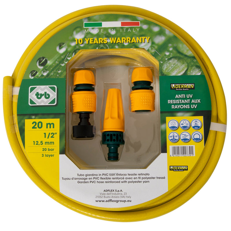 Kit irigare pentru gradina Liderman Jolly PJA1220RV, 1/2, 12.5 mm, rola 20m