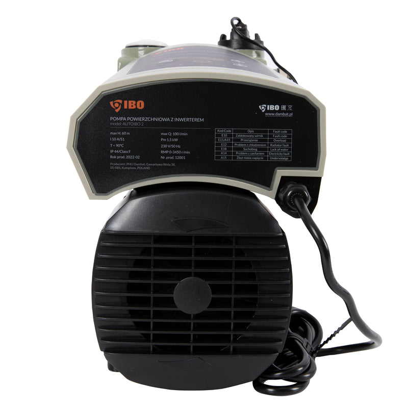 Pompa pentru ridicarea presiunii IBO Dambat AUTOIBO 2, 1500W, 100l/min, 1.5 inch