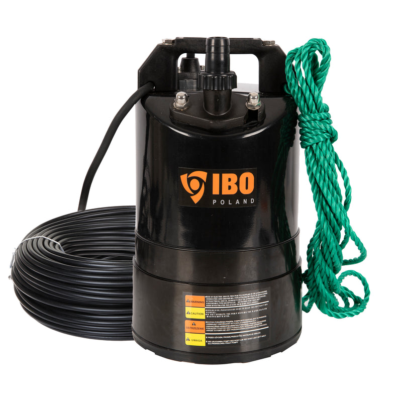 Pompa apa murdara profesionala pentru apa cu noroi / namol IBO Dambat 25-KBFU-0,45, 0.45 kW, 170l/min, 230V, H refulare 10m