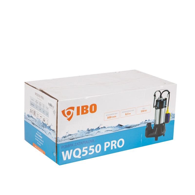 Pompa apa murdara IBO Dambat WQ 550 Professional, 550W, 300l/min, submersibila, cu flotor