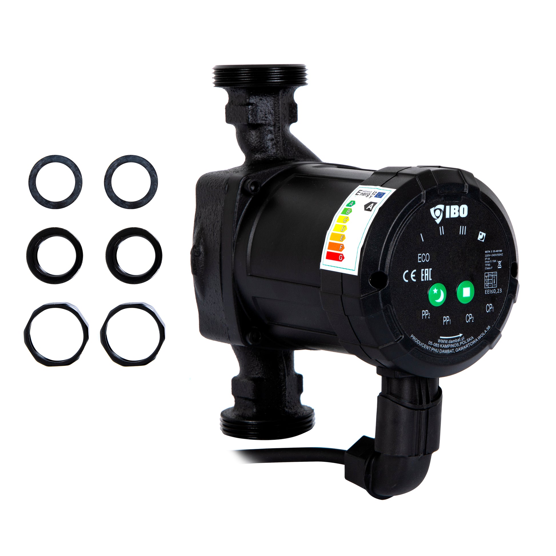 Pompa recirculare centrala IBO Dambat BETA 2 25-40/180, 48l/min, 22W