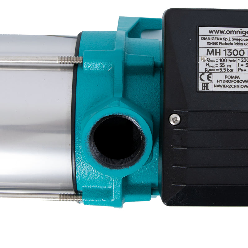 Pompa de suprafata Omnigena MH 1300 PREMIUM, 230V, 1.45kW, 100l/min, H refulare 55m