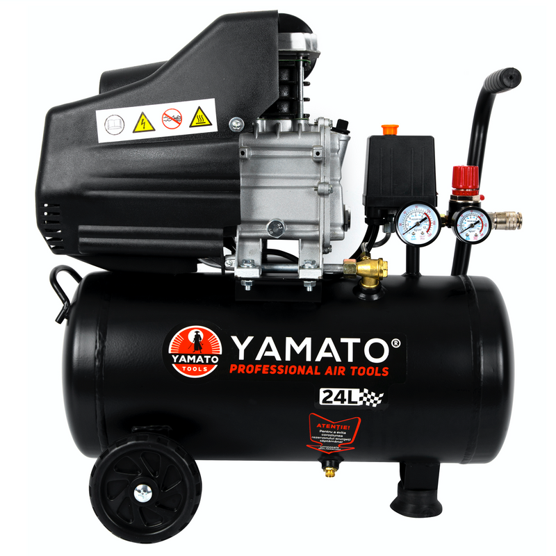 Compresor aer Yamato XCP-24U, 24L, 2.4Cp, 1800W, 8Bar, 210L/min, profesional