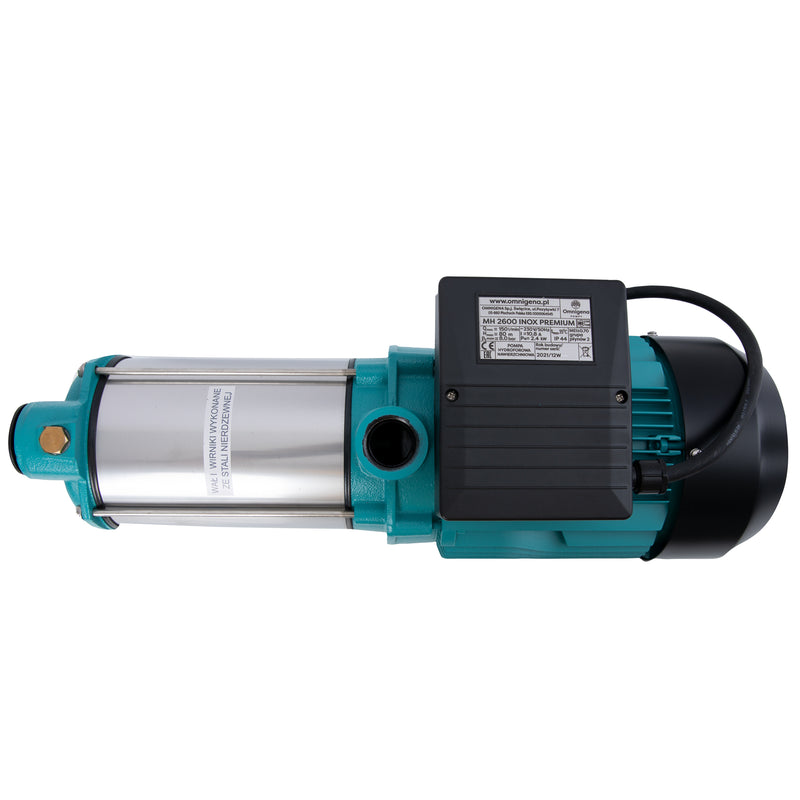 Pompa de suprafata Omnigena MH 2600 INOX PREMIUM, 230V, 2.4kW, 150l/min, H refulare 80m