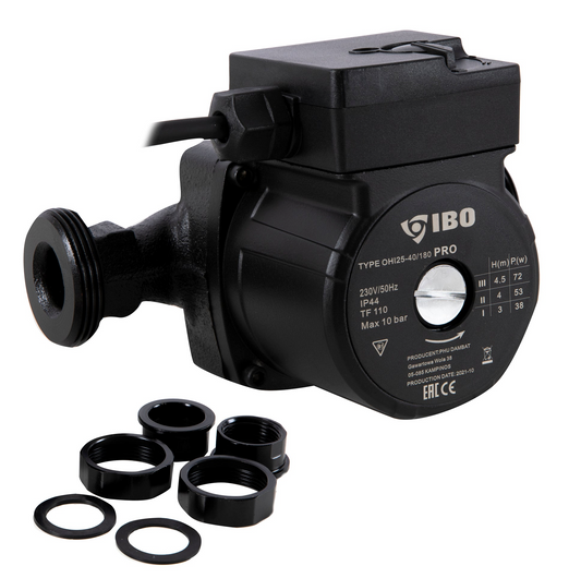 Pompa recirculare centrala IBO Dambat OHI PRO 25-40/180, 48l/min, 71W