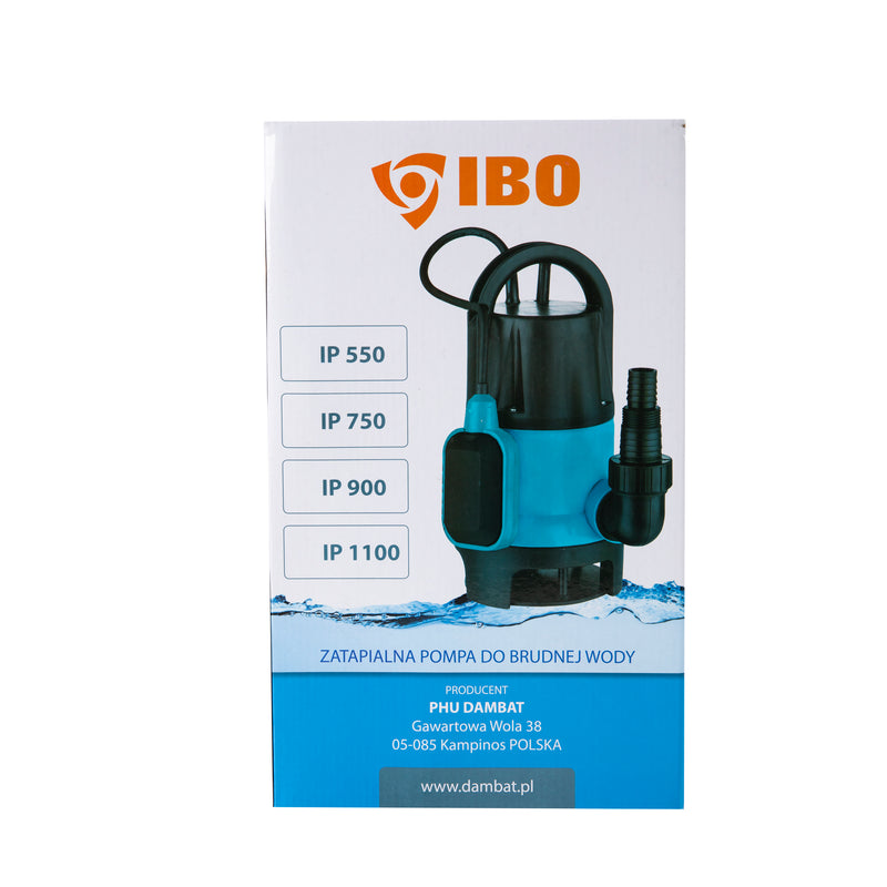 Pompa apa murdara IBO Dambat IP 900, 900W, 235 l/min, submersibila