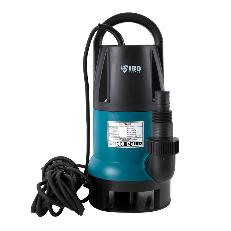 Pompa apa murdara IBO Dambat IPK 400, 400W, 125 l/min, submersibila