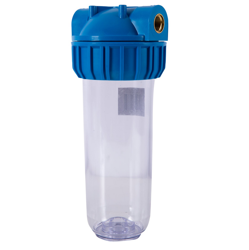 Carcasa filtru apa cu suport si cheie, IBO Dambat, vas 10cm, racordare 1/2 inch