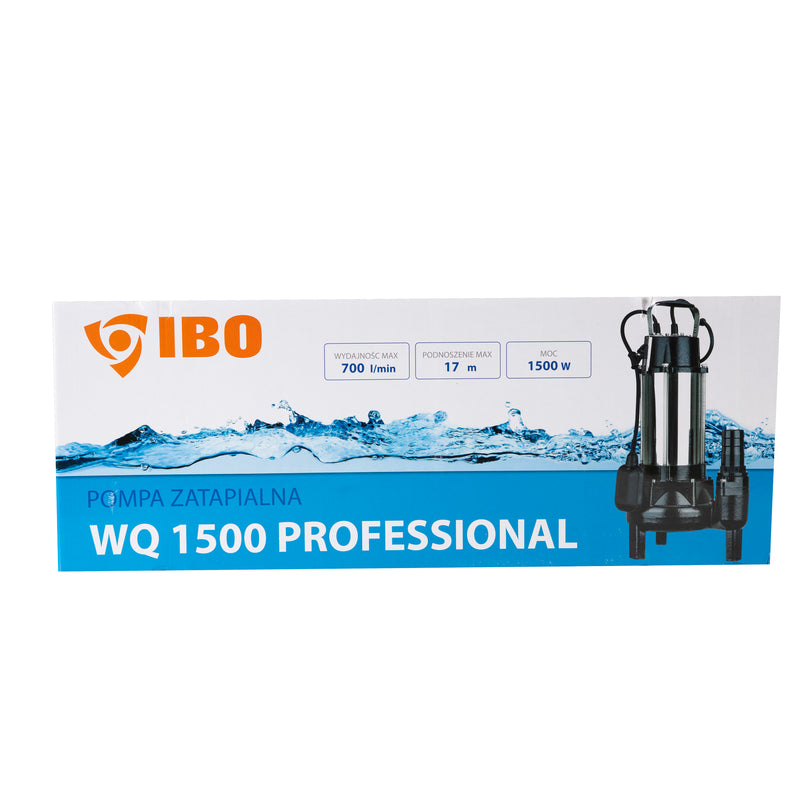 Pompa apa murdara IBO Dambat WQ 1500 PROFESSIONAL, 1500W, 700 l/min, submersibila