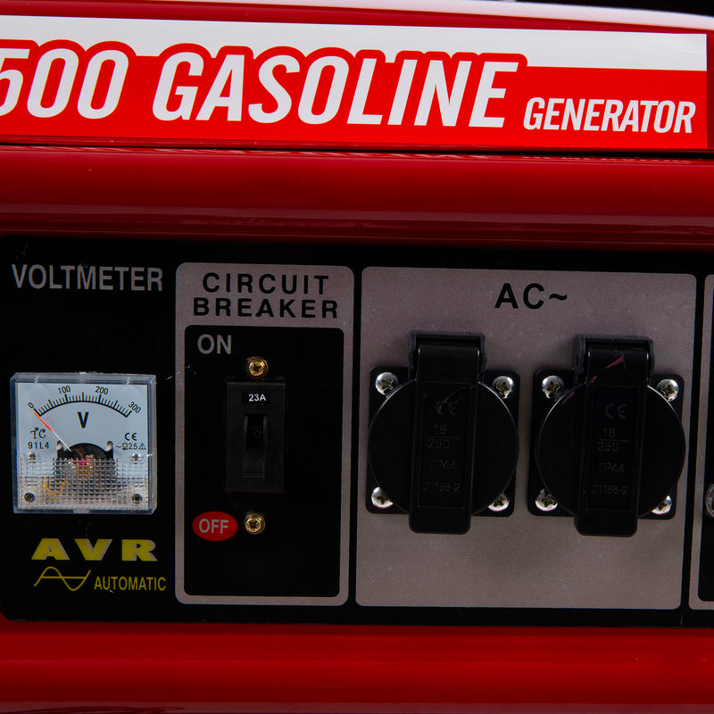 Generator curent DRK 6500, 5500W, 220V, 7.5CP, stabilizator de tensiune (AVR)