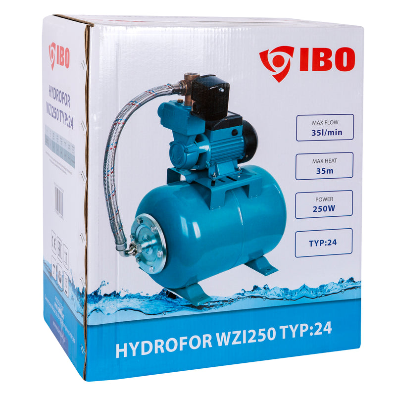 Hidrofor IBO Dambat WZI 250, 24L, 250W, 35 l/min, H refulare 35m