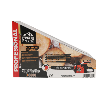 Drujba AP X8800, 6CP, 58CC, 10.000Rpm, Accesorii incluse ( PRODUS RESIGILAT )