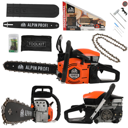 Drujba AP X8800, 6CP, 58CC, 10.000Rpm, Accesorii incluse ( PRODUS RESIGILAT )