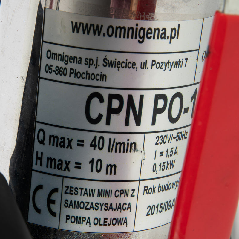Pompa transfer motorina Omnigena PO-1 CPN, 150W, 40l/min, pentru combustibili