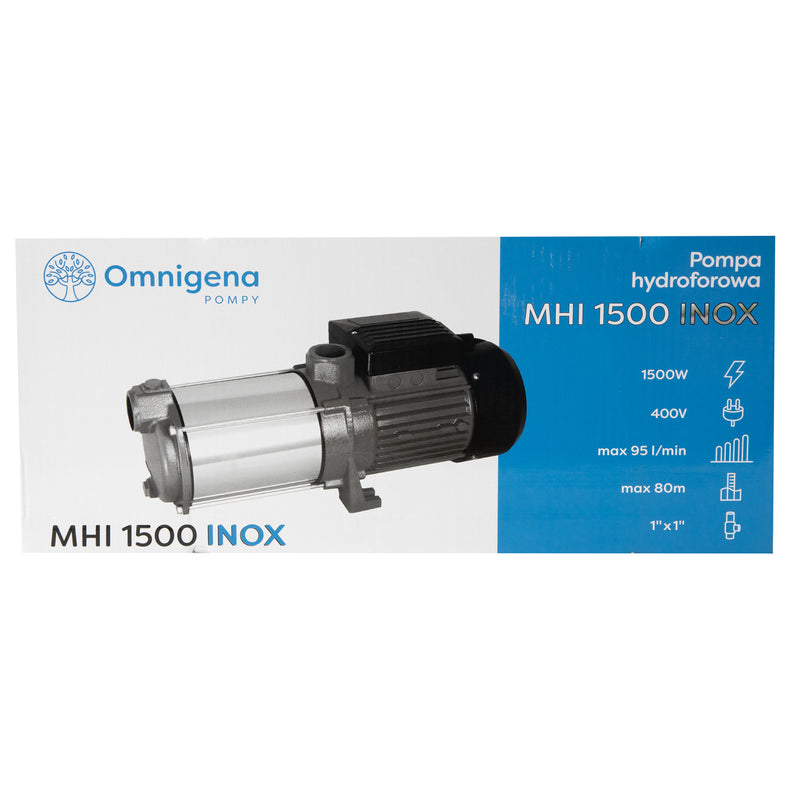 Pompa de suprafata Omnigena MHI 1500 INOX, 400V, 1.5kW, 95l/min, H refulare 80m