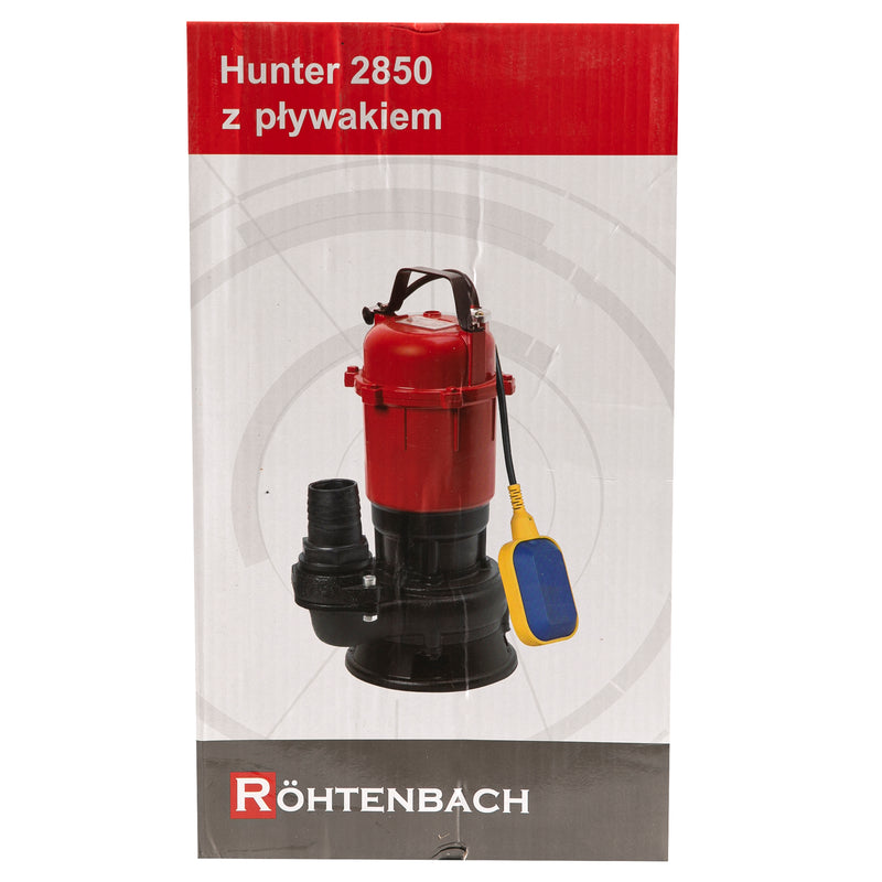 Pompa apa murdara Rohtenbach Hunter 2850, 550W, 300 l/min, submersibila cu flotor