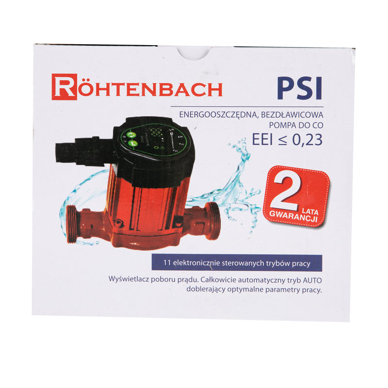Pompa recirculare centrala Rohtenbach PSI 25-40/180, debit 46l/min, putere 22W