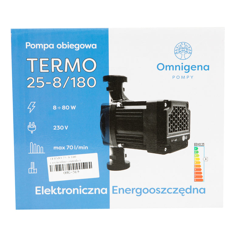 Pompa recirculare centrala Omnigena TERMO 25-8/180, debit 70l/min, putere 80W