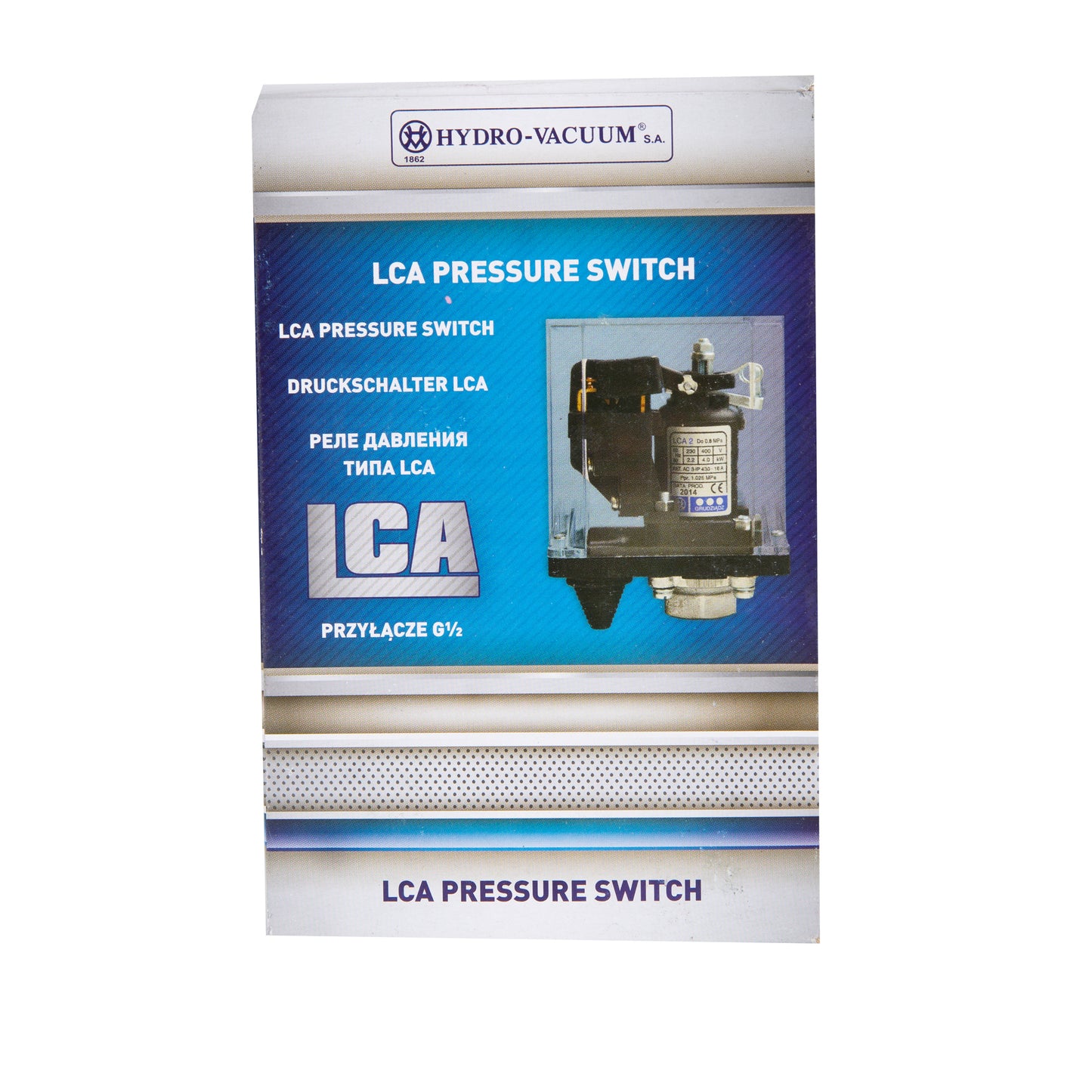 Presostat trifazat IBO Dambat LCA 1, 16A, 230/400V, pentru hidrofor