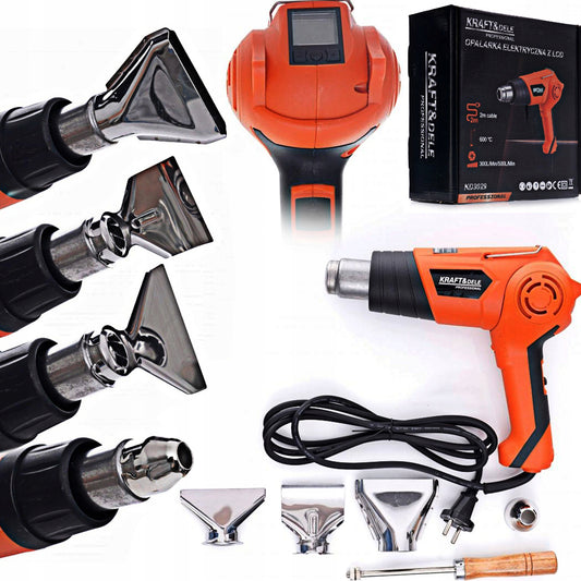 Suflanta aer cald Kraft&Dele KD3029, 2000W, 2 trepte, 630ᵒC